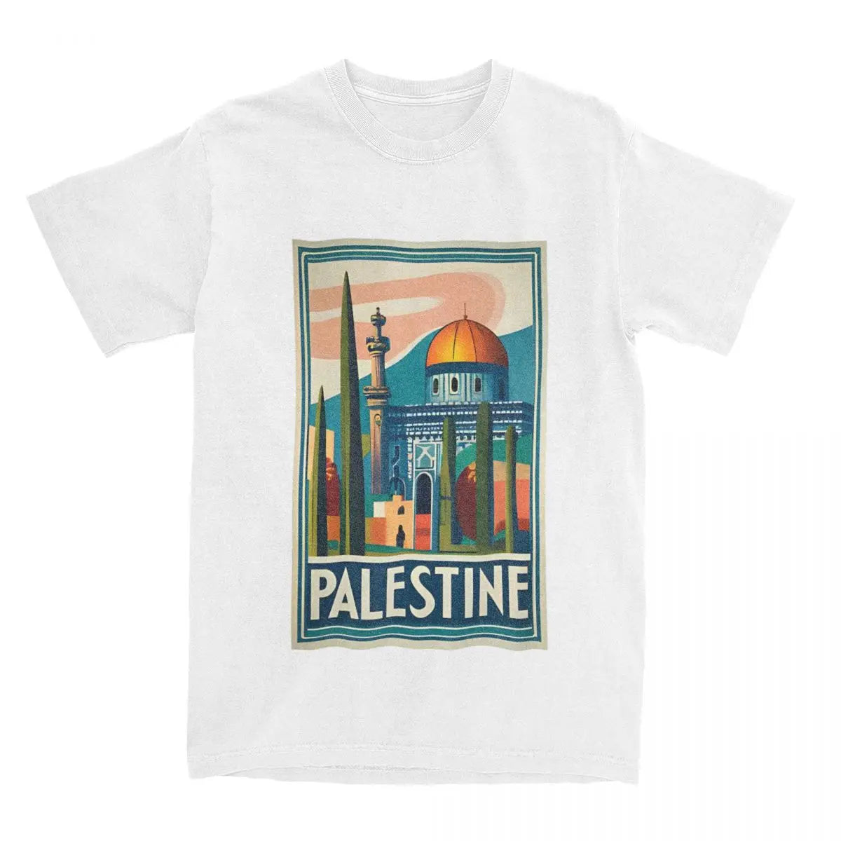 T-Shirt Vintage Palestine Jérusalem Paix T-Shirts loisirs