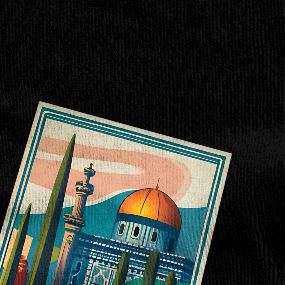 T-Shirt Vintage Palestine Jérusalem Paix T-Shirts loisirs