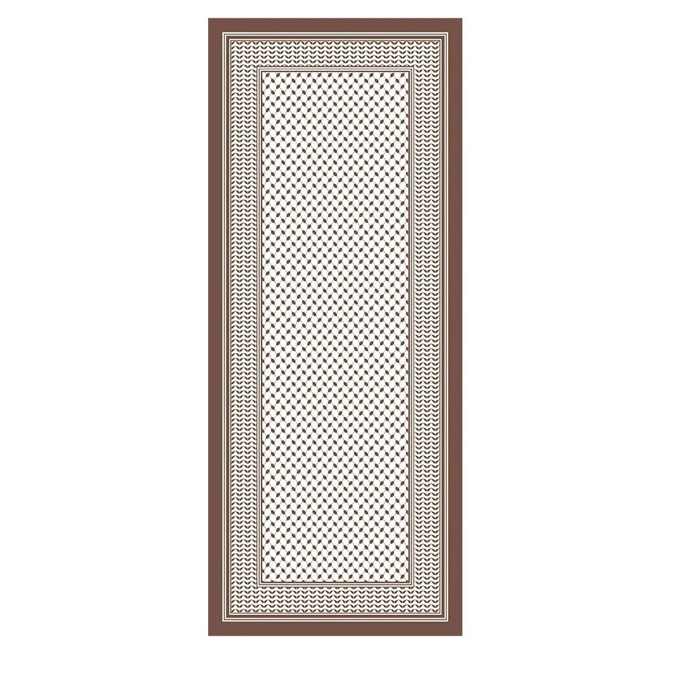 Écharpe Keffiyeh en Mousseline de Soie Imprimée pour Femme Musulmane, 2024x70cm, Nouvelle Collection 180