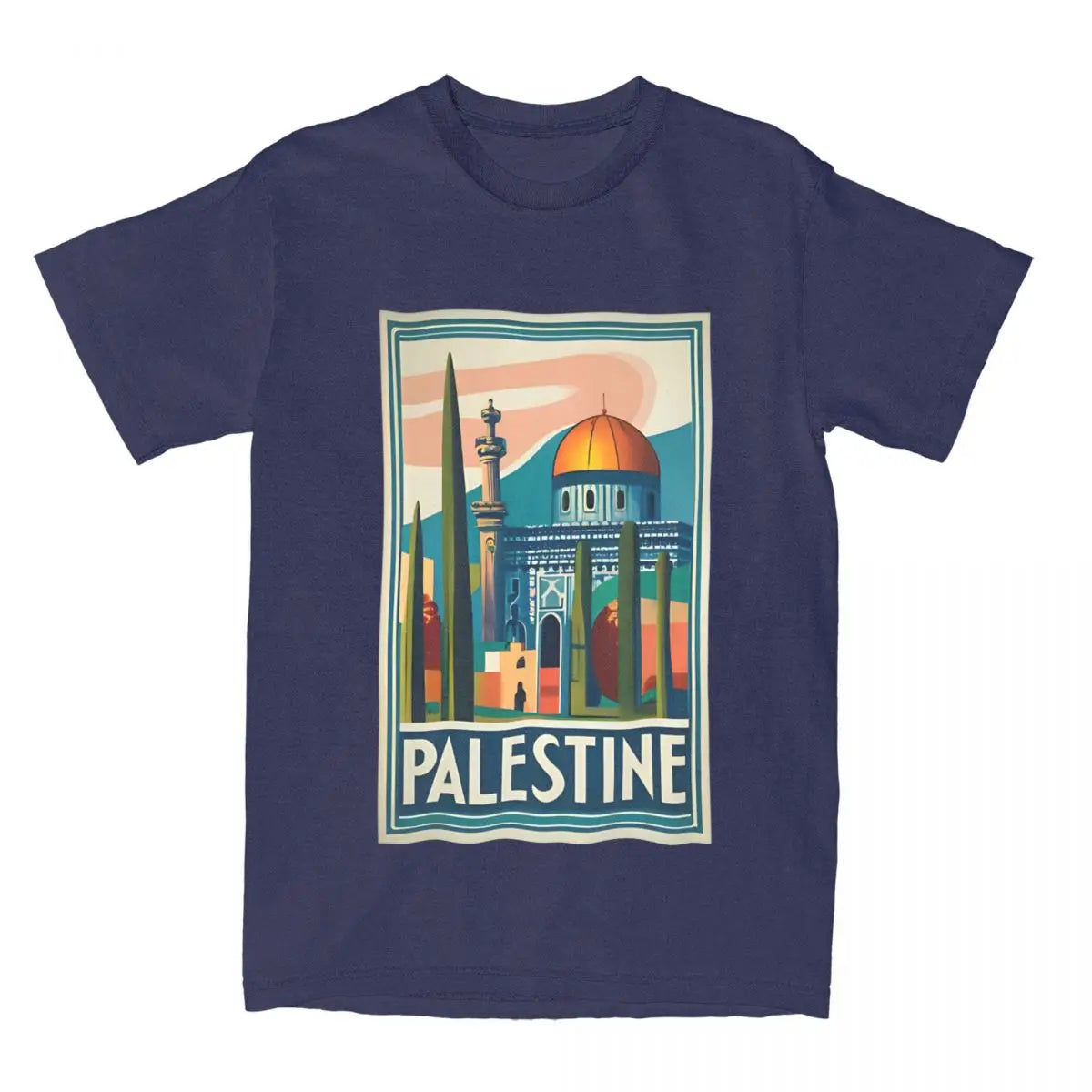 T-Shirt Vintage Palestine Jérusalem Paix T-Shirts loisirs