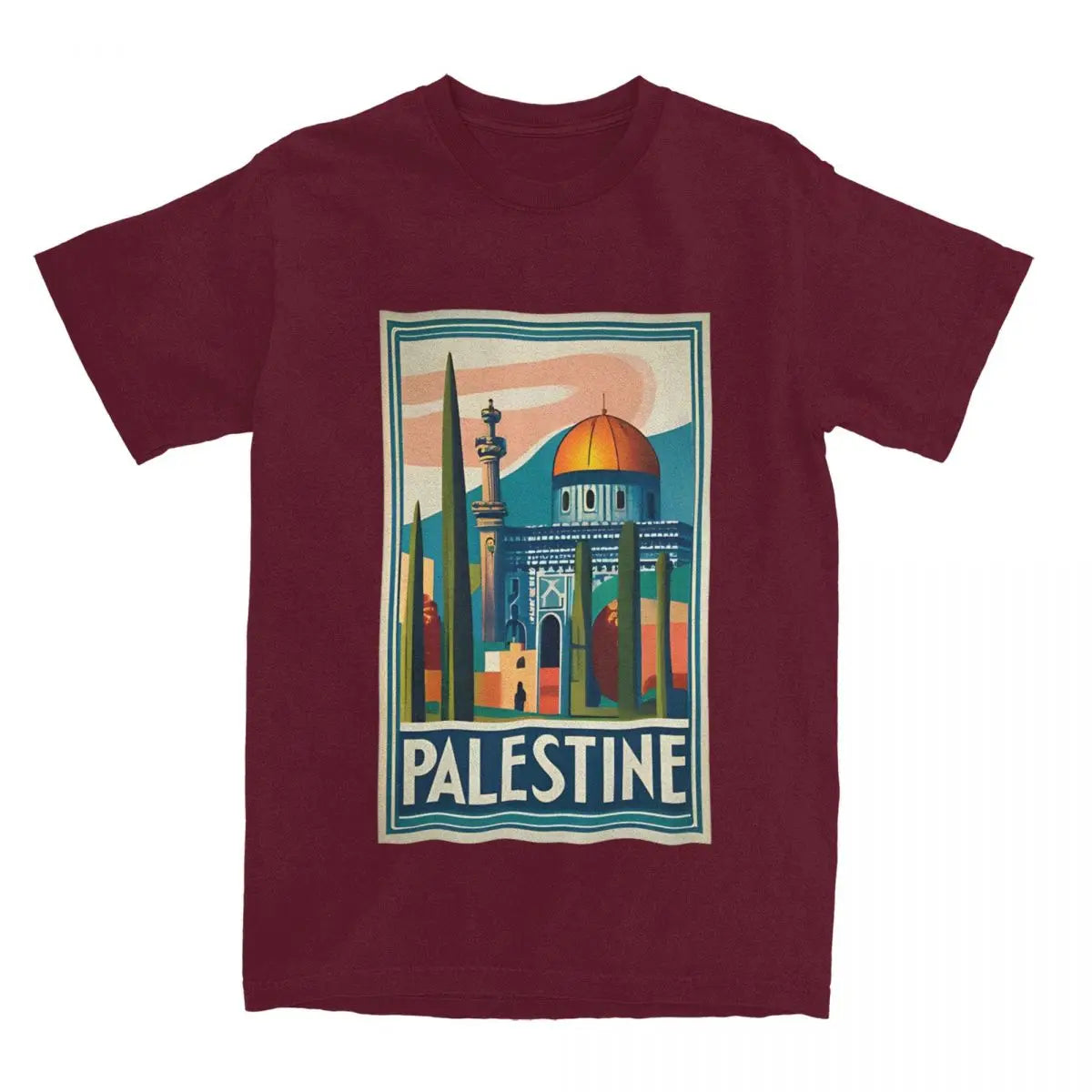 T-Shirt Vintage Palestine Jérusalem Paix T-Shirts loisirs