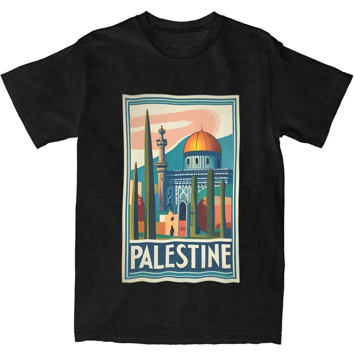 T-Shirt Vintage Palestine Jérusalem Paix T-Shirts loisirs