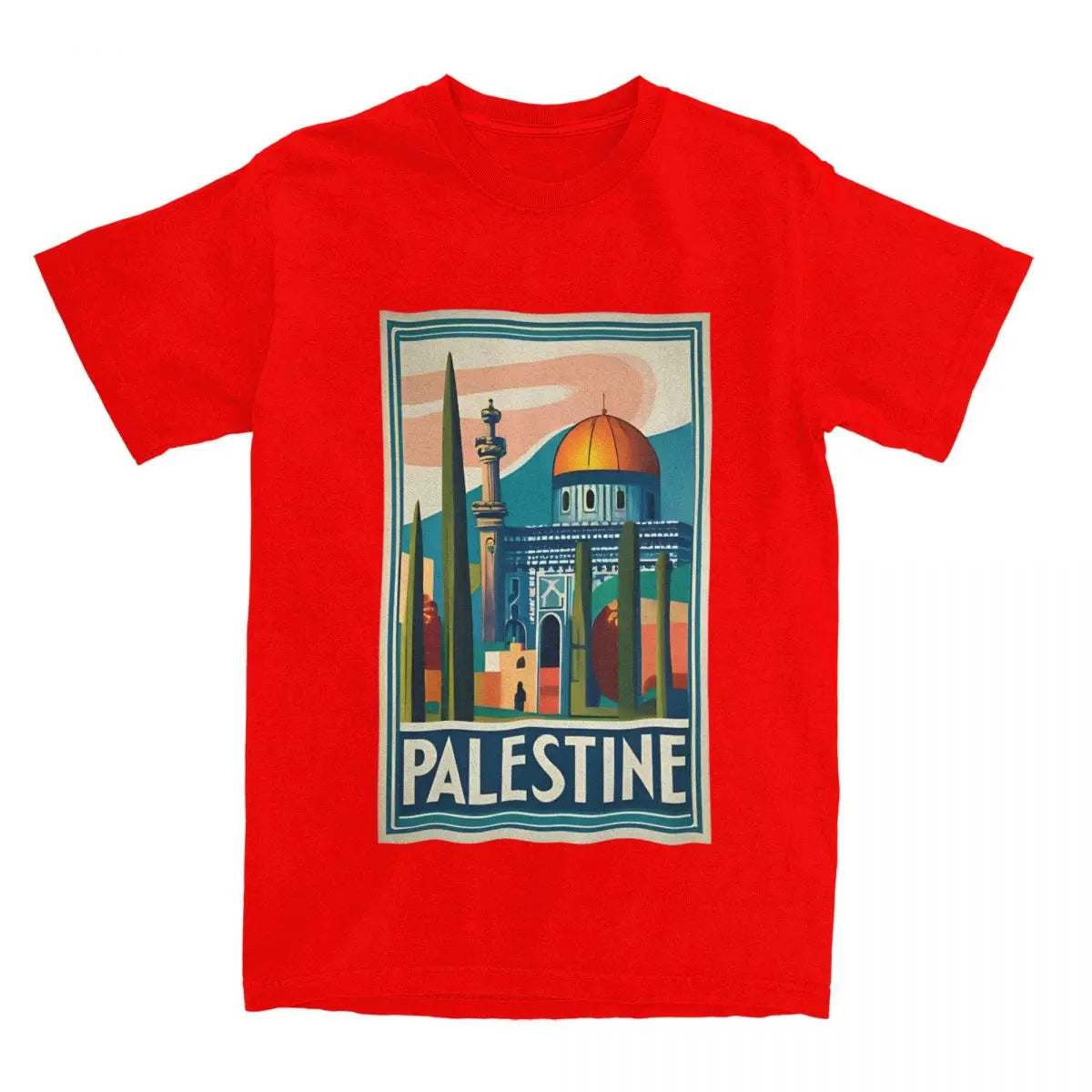 T-Shirt Vintage Palestine Jérusalem Paix T-Shirts loisirs