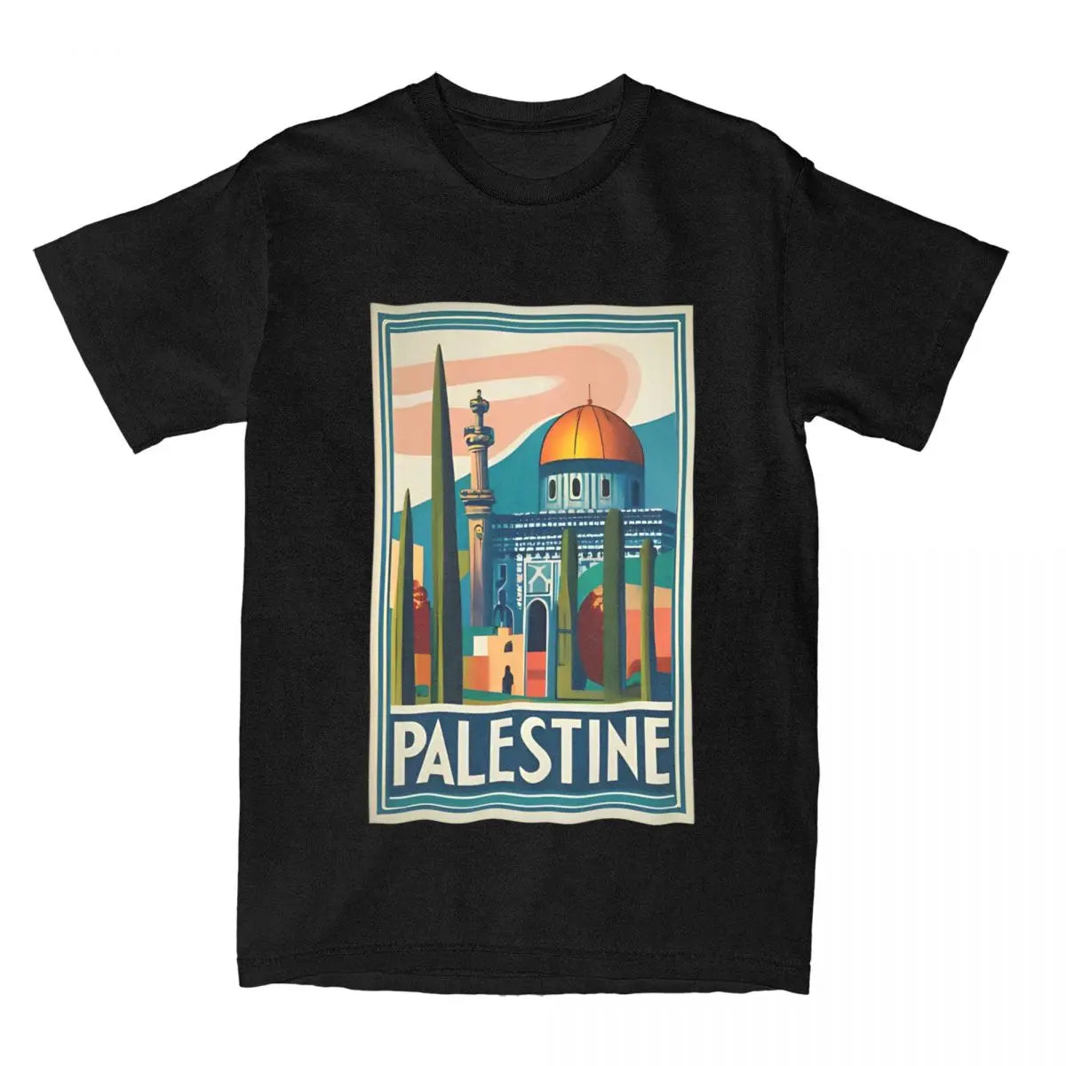 T-Shirt Vintage Palestine Jérusalem Paix T-Shirts loisirs