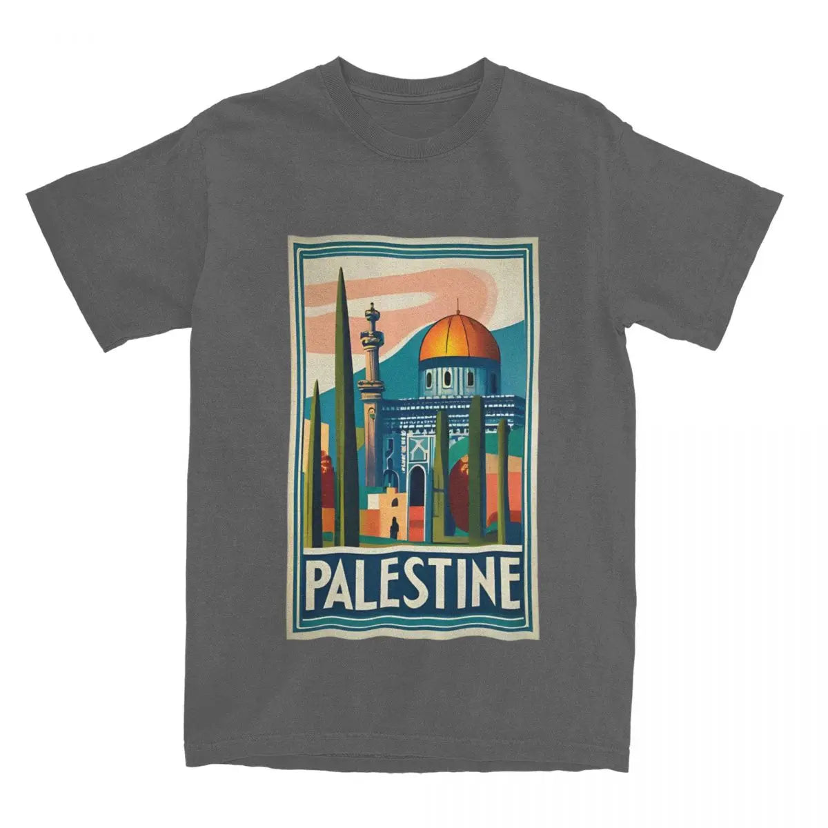 T-Shirt Vintage Palestine Jérusalem Paix T-Shirts loisirs