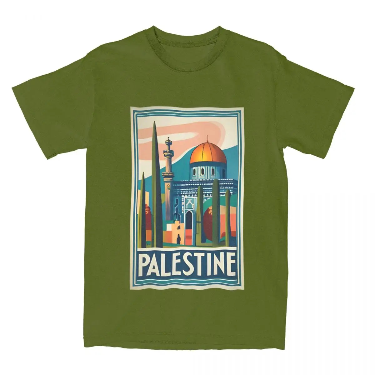 T-Shirt Vintage Palestine Jérusalem Paix T-Shirts loisirs