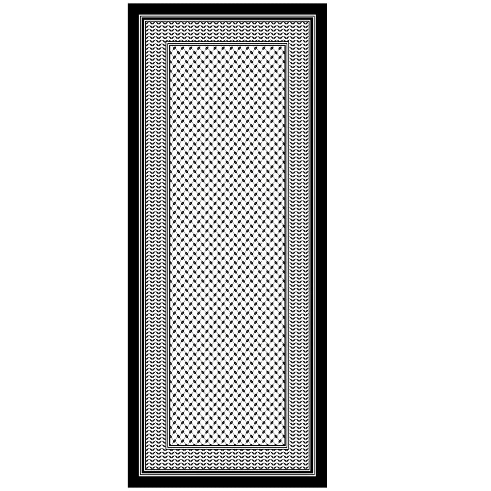 Écharpe Keffiyeh en Mousseline de Soie Imprimée pour Femme Musulmane, 2024x70cm, Nouvelle Collection 180