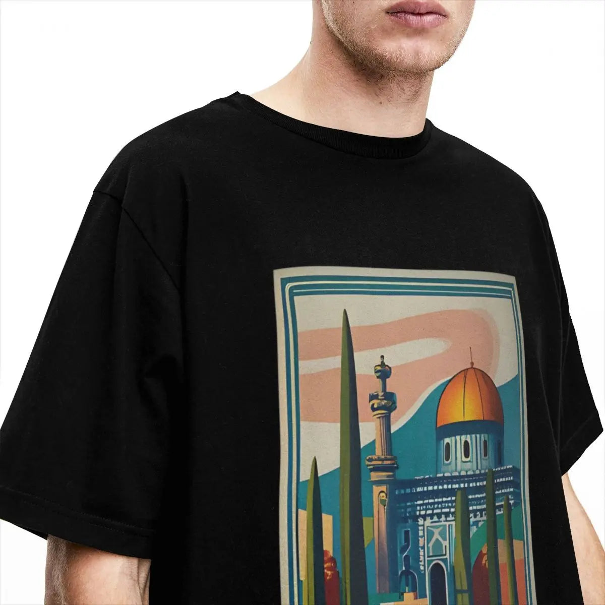 T-Shirt Vintage Palestine Jérusalem Paix T-Shirts loisirs