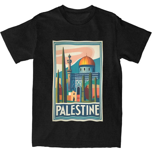 T-Shirt Vintage Palestine Jérusalem Paix T-Shirts loisirs